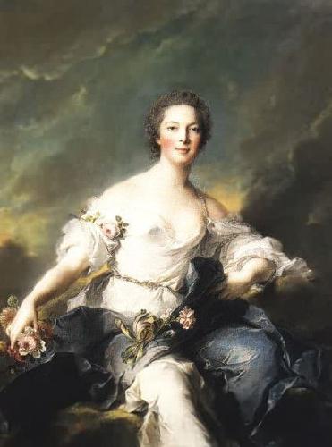 Jjean-Marc nattier Portrait of Angelique d'Allonville de Louville oil painting image